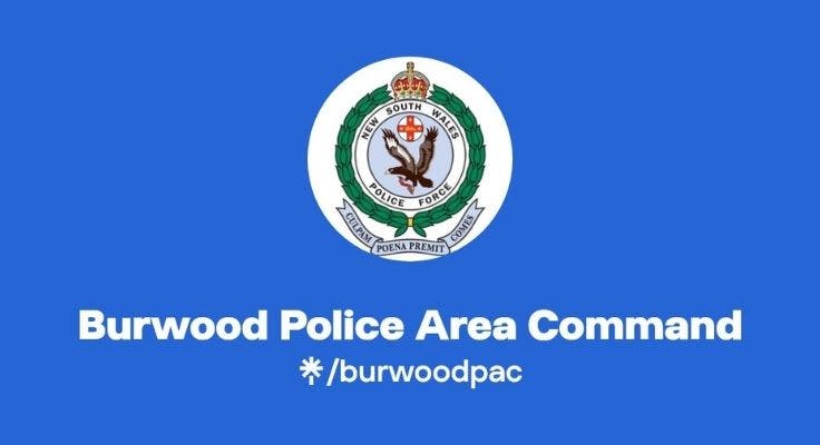 Photograph of Burwood Police Area Command logo.